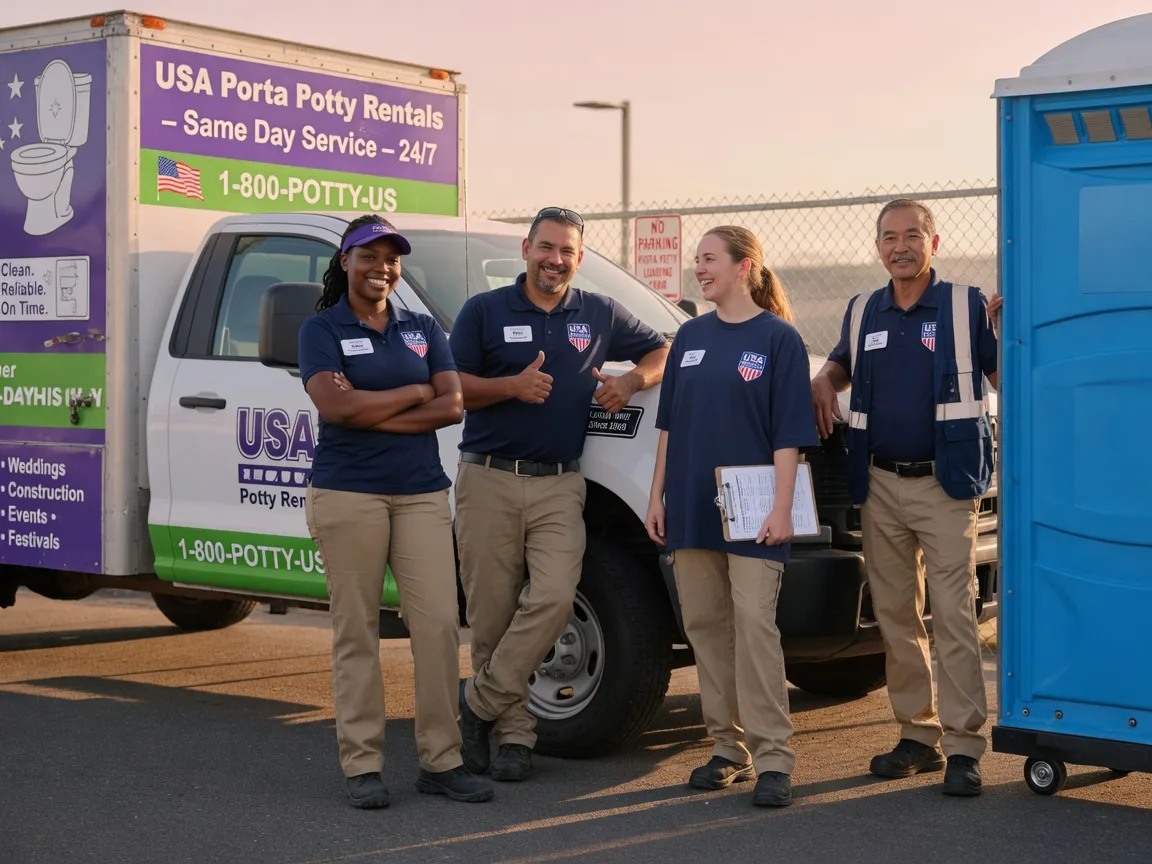 Porta Potty Rental company in Folsom, CA